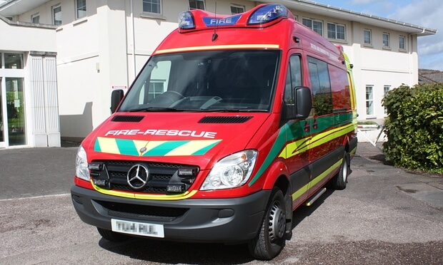 dual fire and ambulance vehicle